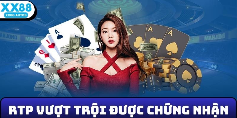 Mức RTP vượt trội được chứng nhận bởi GLI